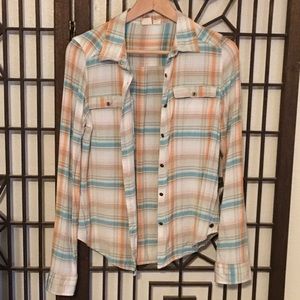 Roxy Button Down Beach Shirt